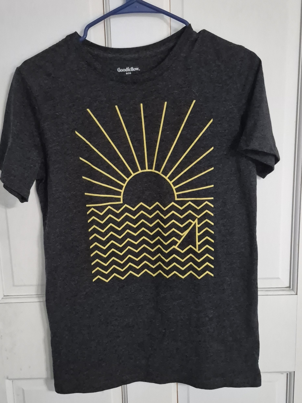 Goodfellow & Co Dark Gray Short-Sleeve Tee Size Small